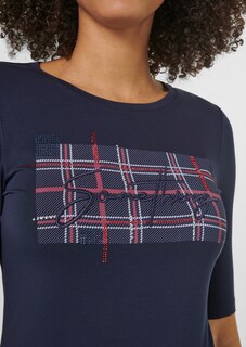 Half-sleeved shirt with unique print thumbnail 6