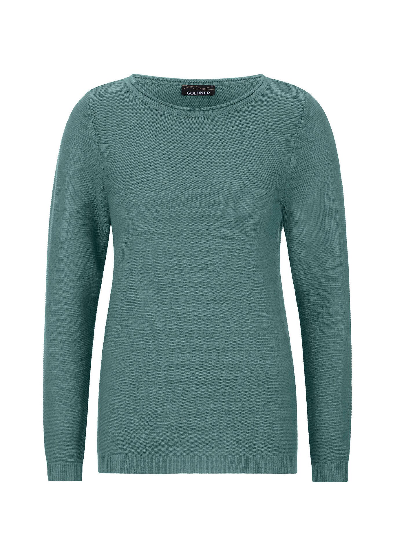 Feiner Strickpullover mit U-Boot-Ausschnitt