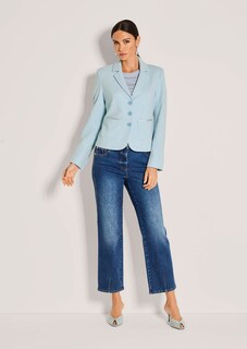 Jersey blazer with a honeycomb pattern thumbnail 3