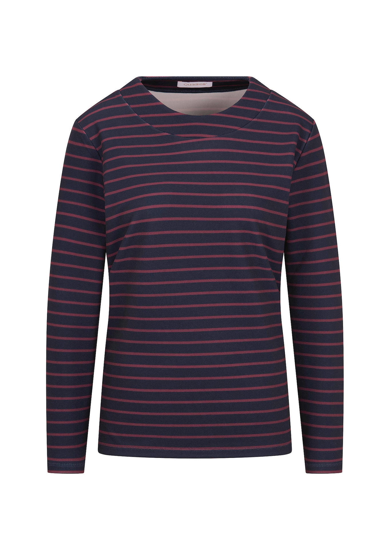Pflegeleichtes Ringelshirt mit Rundhals