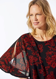 Festliches Kleid mit feinem Chiffonüberwurf thumbnail 6
