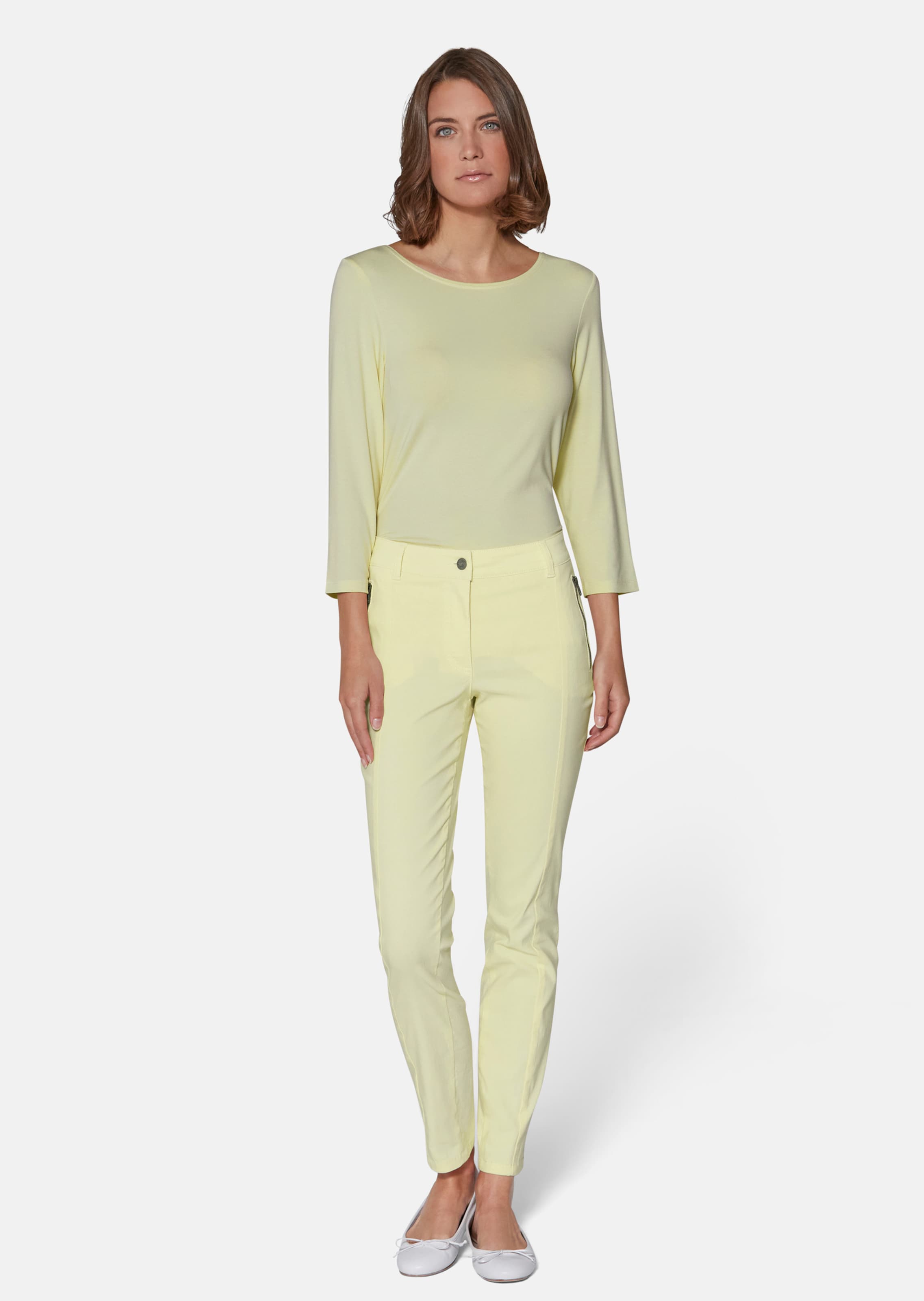 Skinny fit trousers with zip pockets thumbnail 3