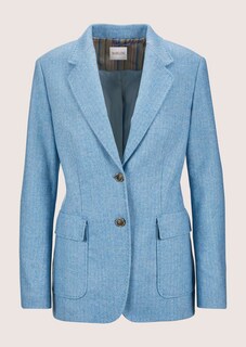 Langer Blazer mit hohem Wollanteil thumbnail 7