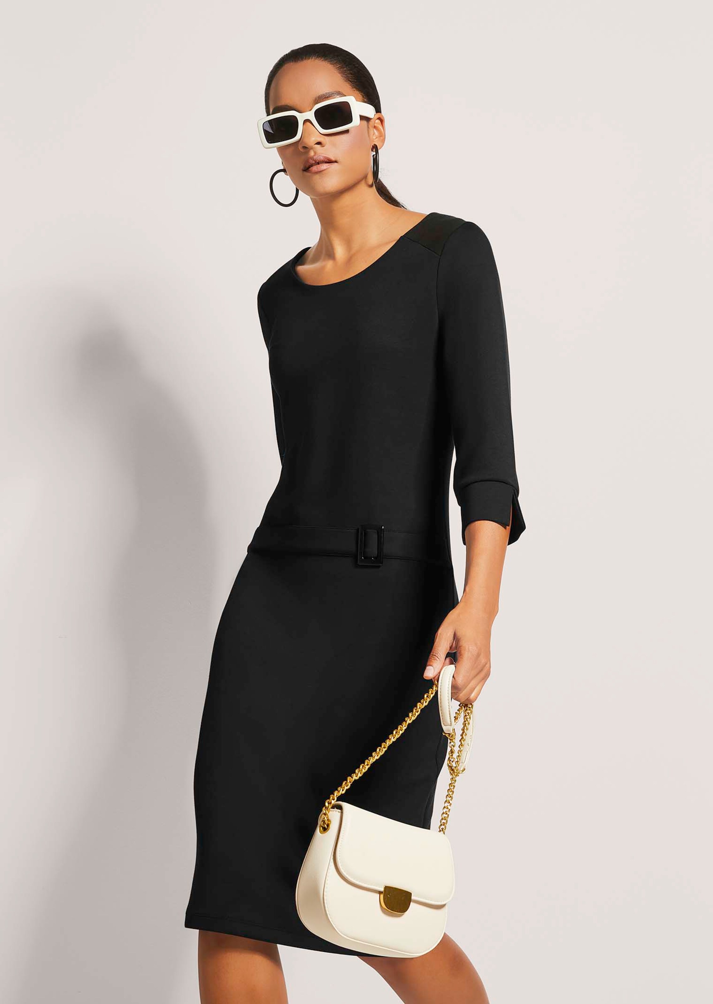 Kleid mit 3/4-Ärmeln thumbnail 5
