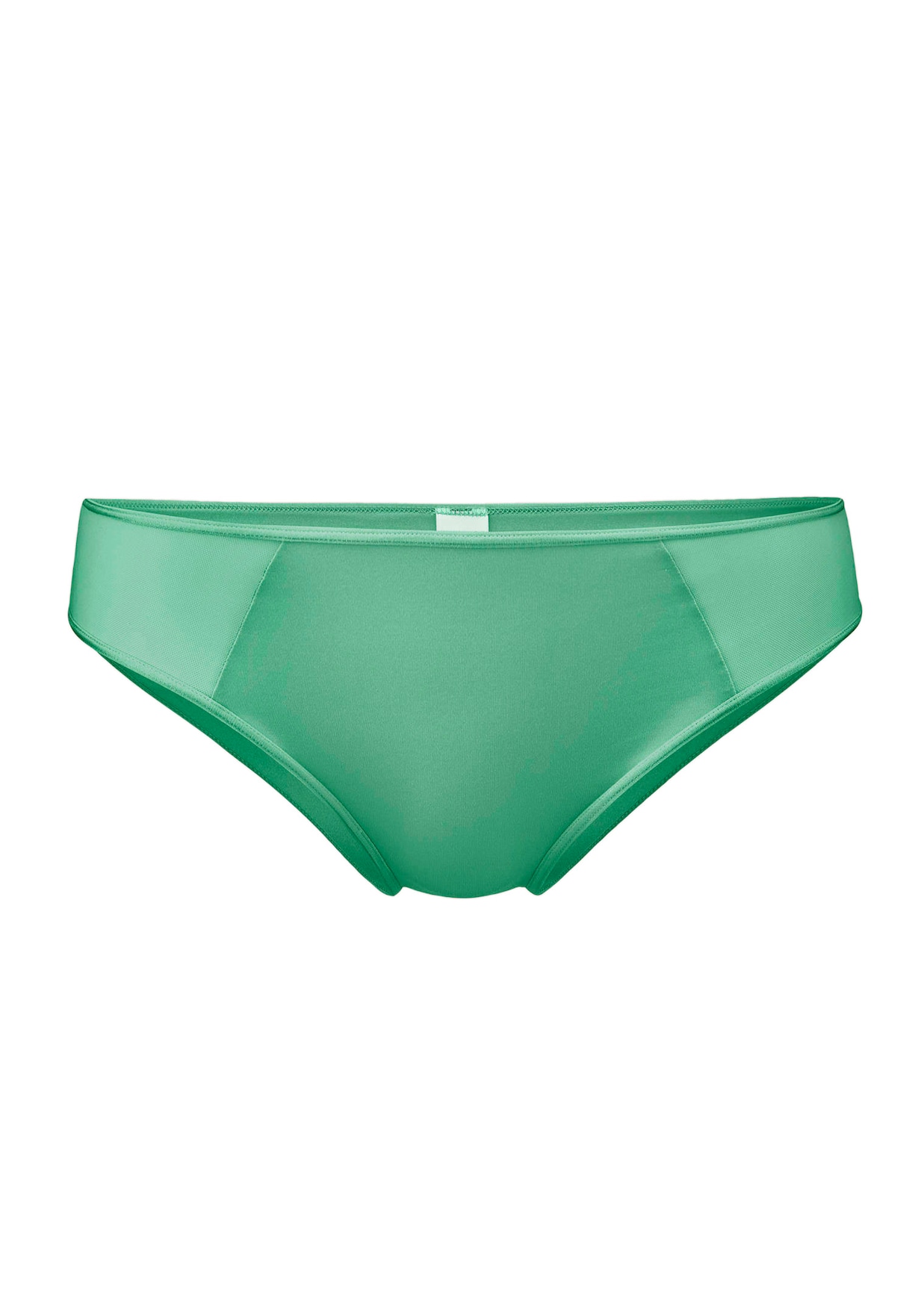 Slip taille basse avec empiècement en filet