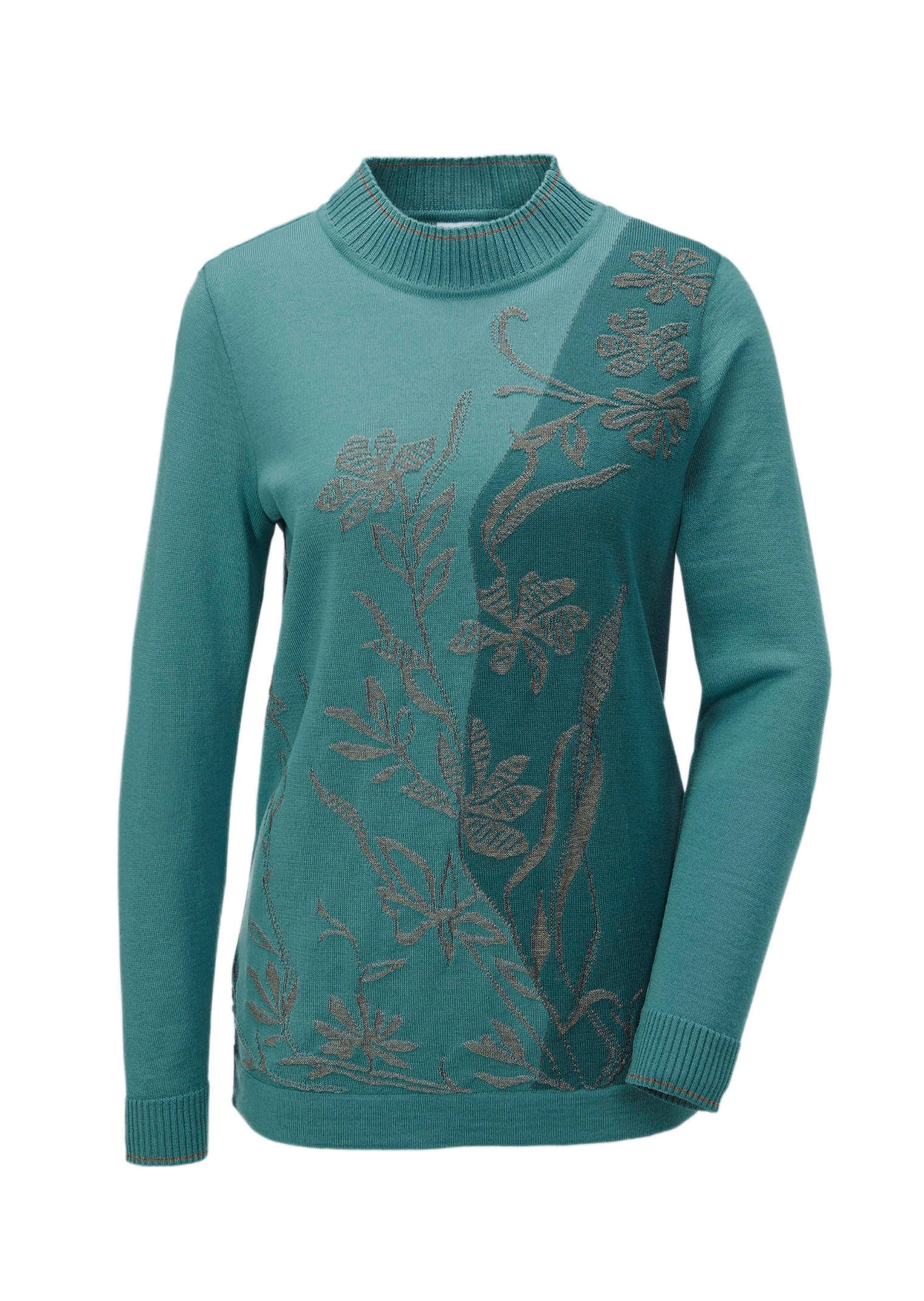 Attraktiver Intarsienpullover