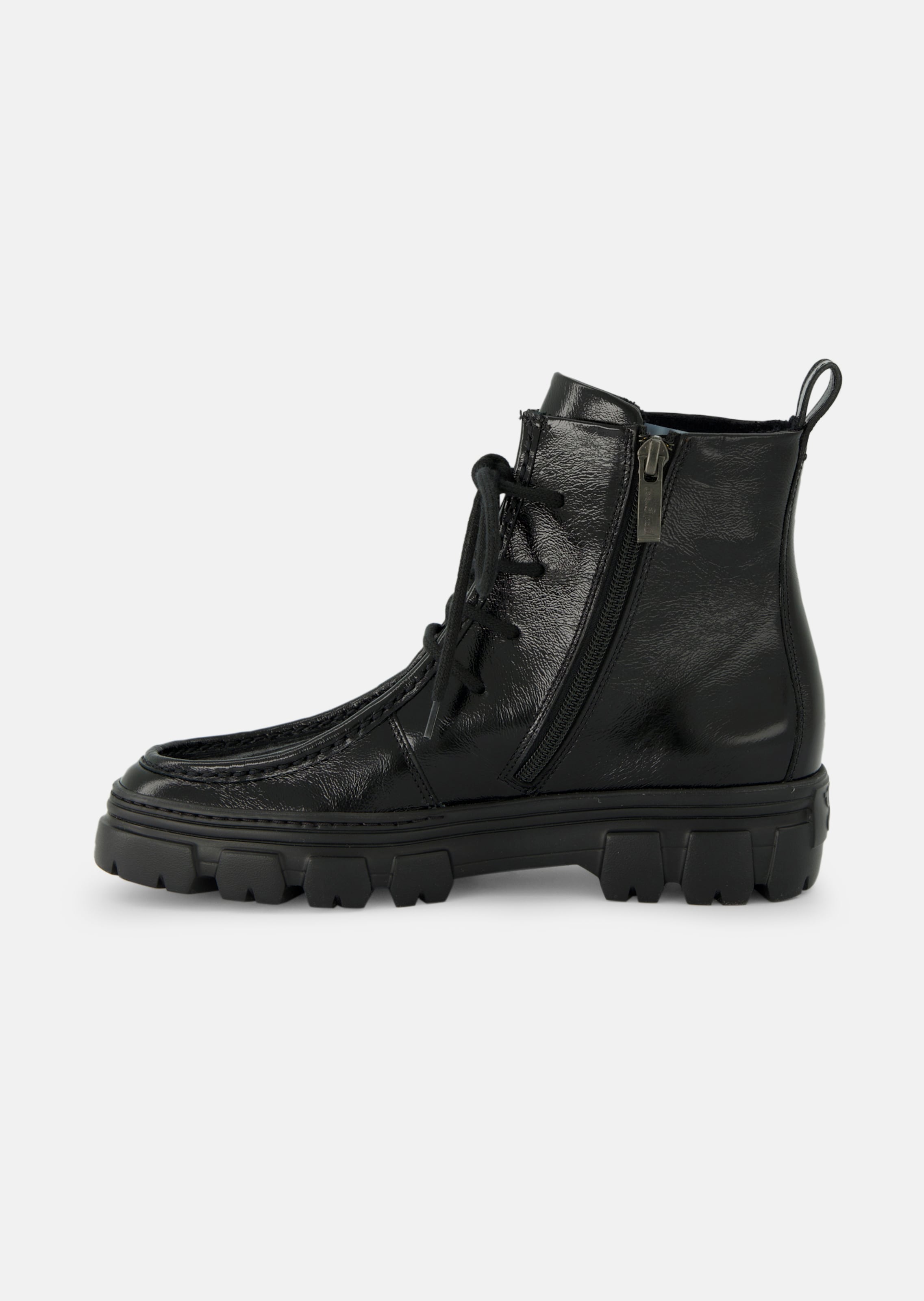 Stiefeletten im Mokassin-Stil