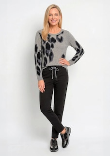 Kaschmirpullover im Leo-Look thumbnail 7