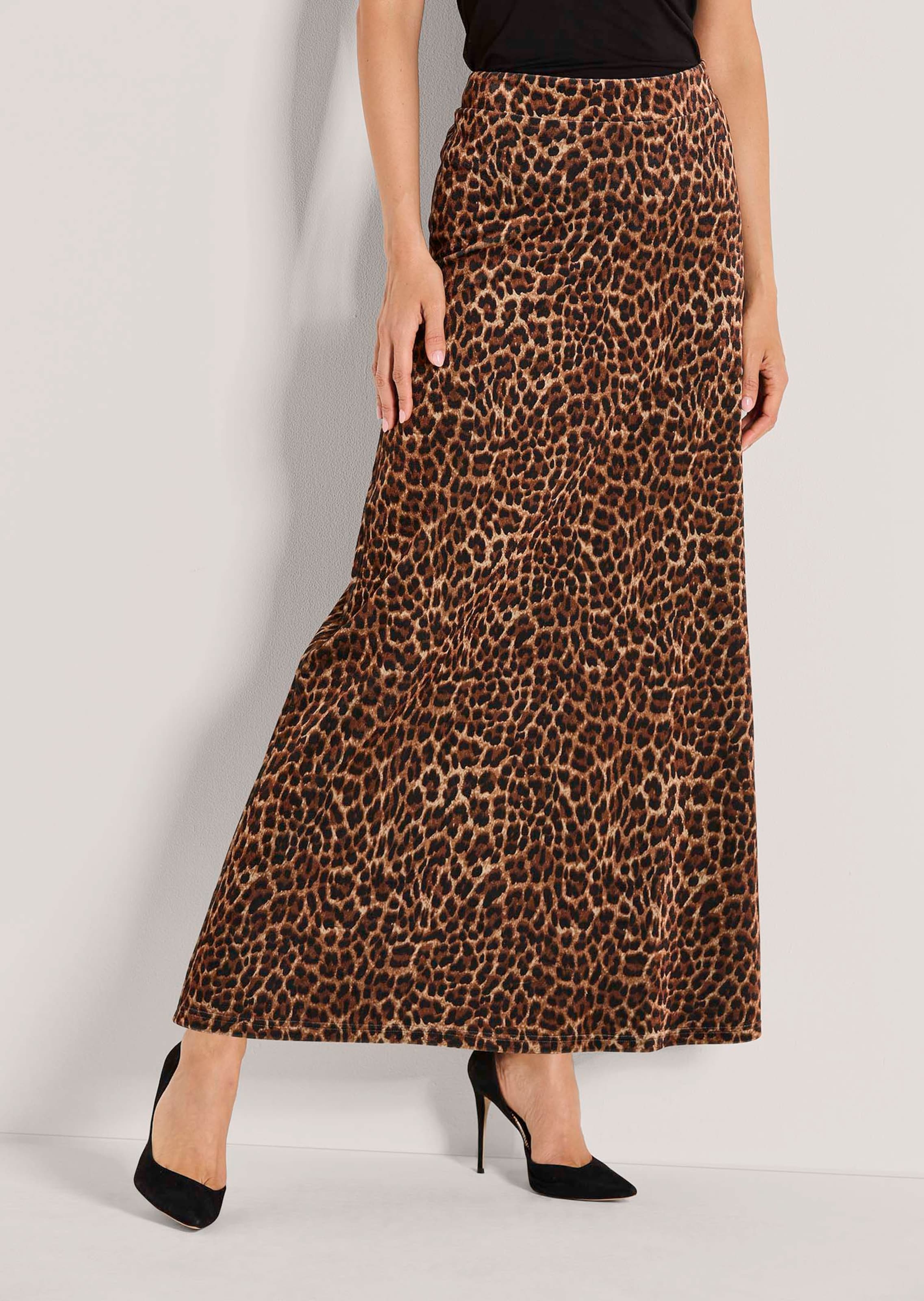 Maxirock mit Leopardenmuster