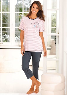 Lyhythihainen puuvillapyjama thumbnail 5