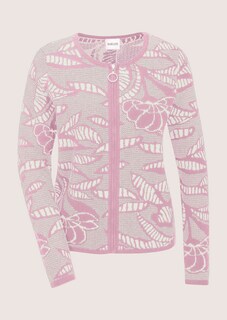 Blazer en maille à imprimé jacquard et zip thumbnail 7