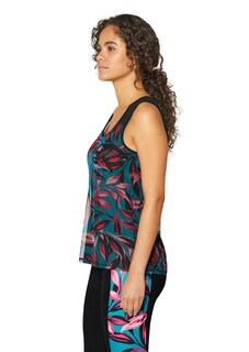 Achseltop mit Layer-Effekt und floralem Print thumbnail 5