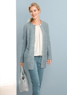 Wärmende Longjacke in Boucléware thumbnail 6