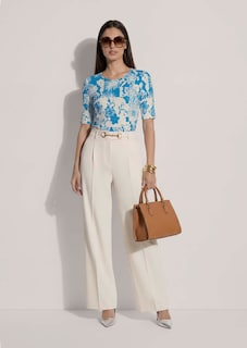 Shirt mit abstraktem Blüten-Print thumbnail 5