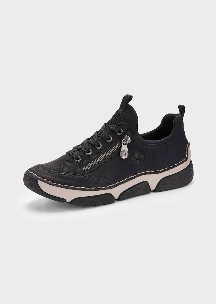 Sneakers avec zip décoratif