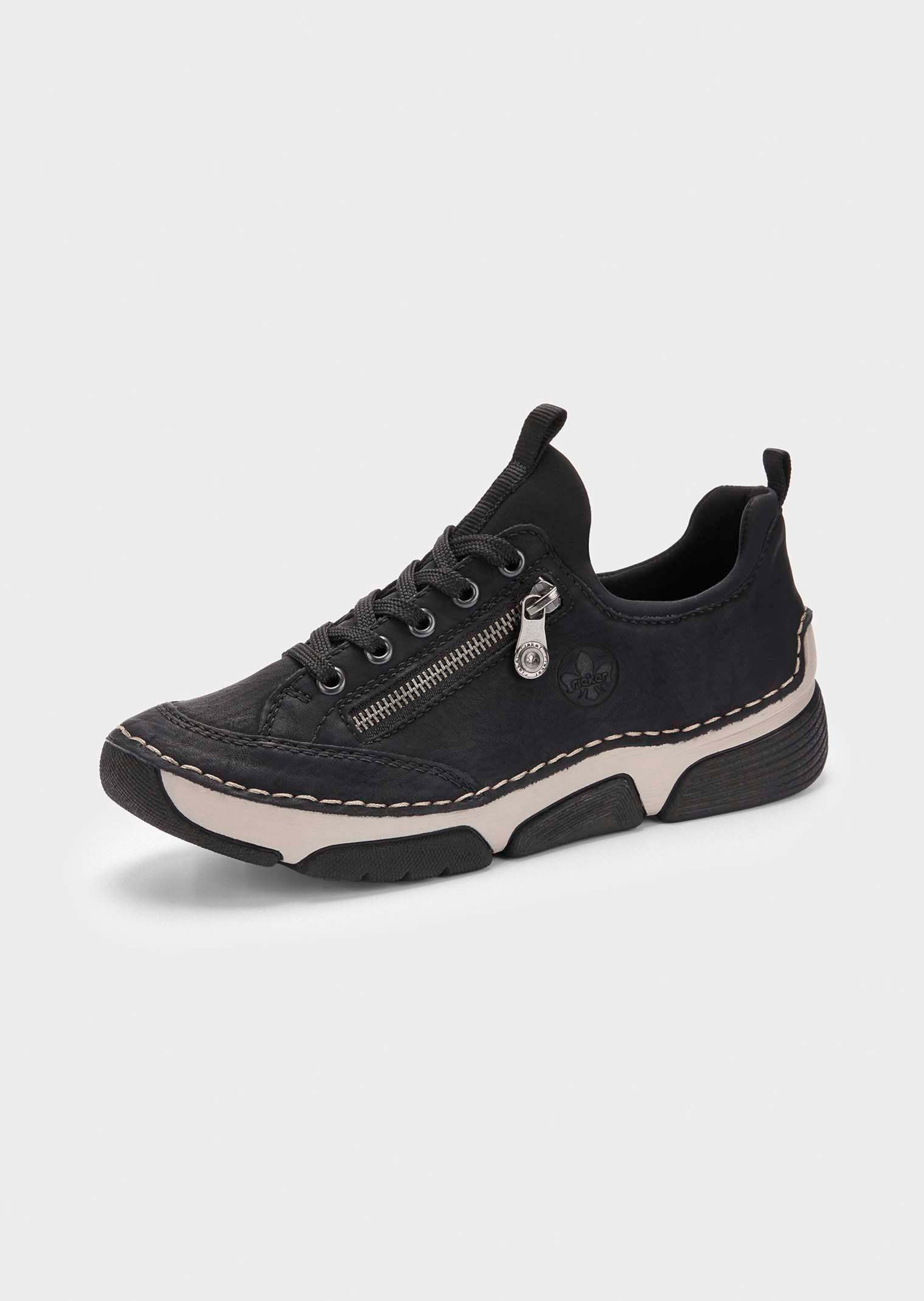 Sneakers avec zip décoratif