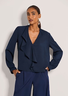 Blouse à volants à manches longues thumbnail 2