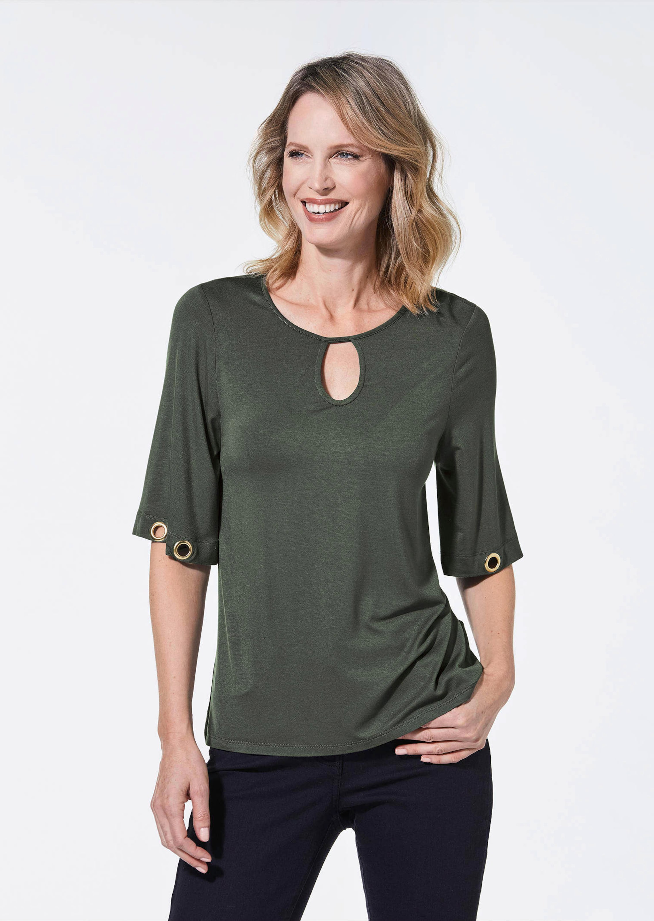Elegantes Shirt mit Trompetenärmeln