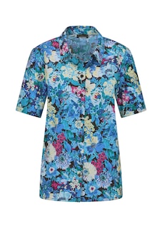 Bügelfreie Hemdbluse mit Blumenmuster thumbnail 6