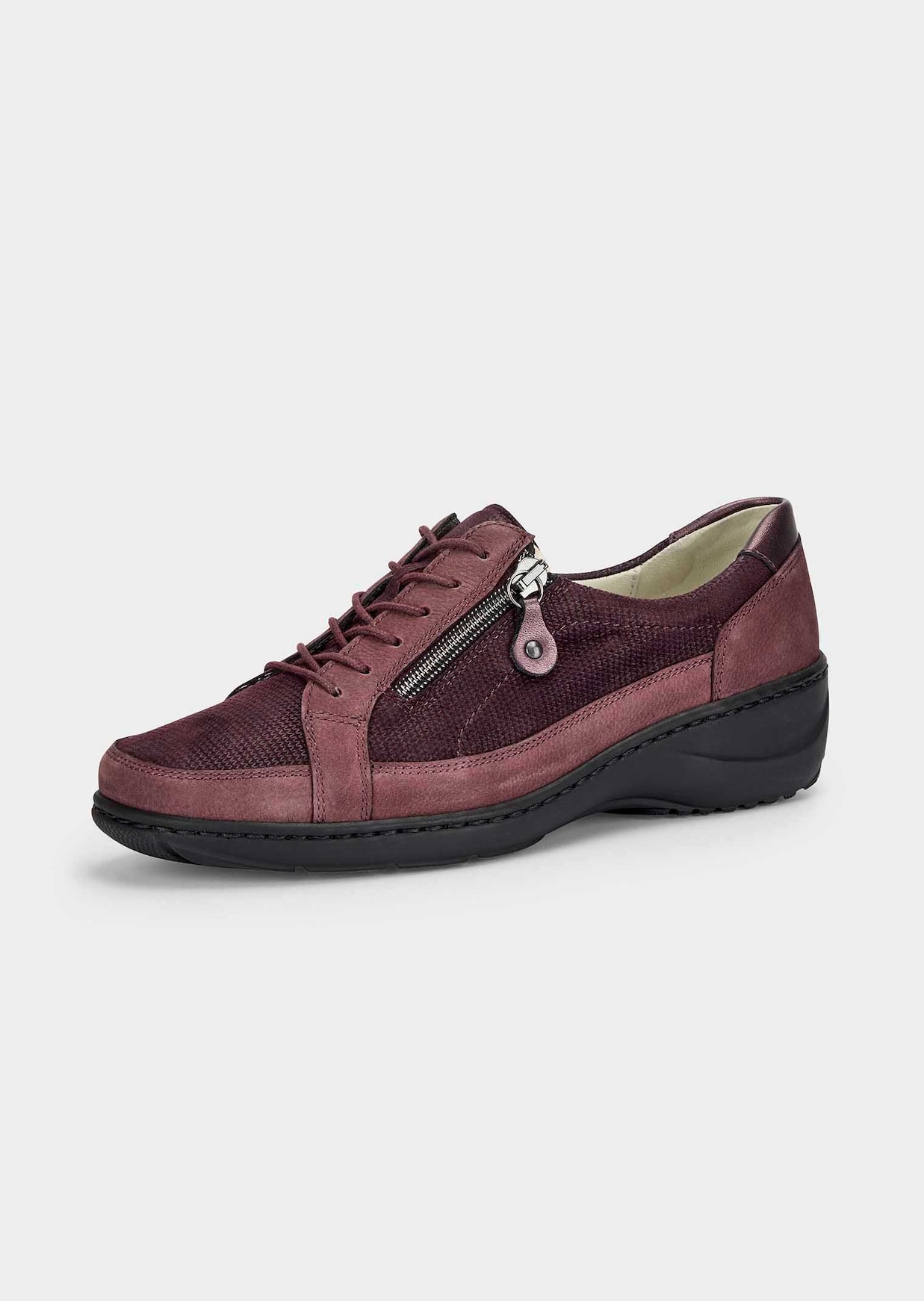 Halbschuhe mit Reißverschluss