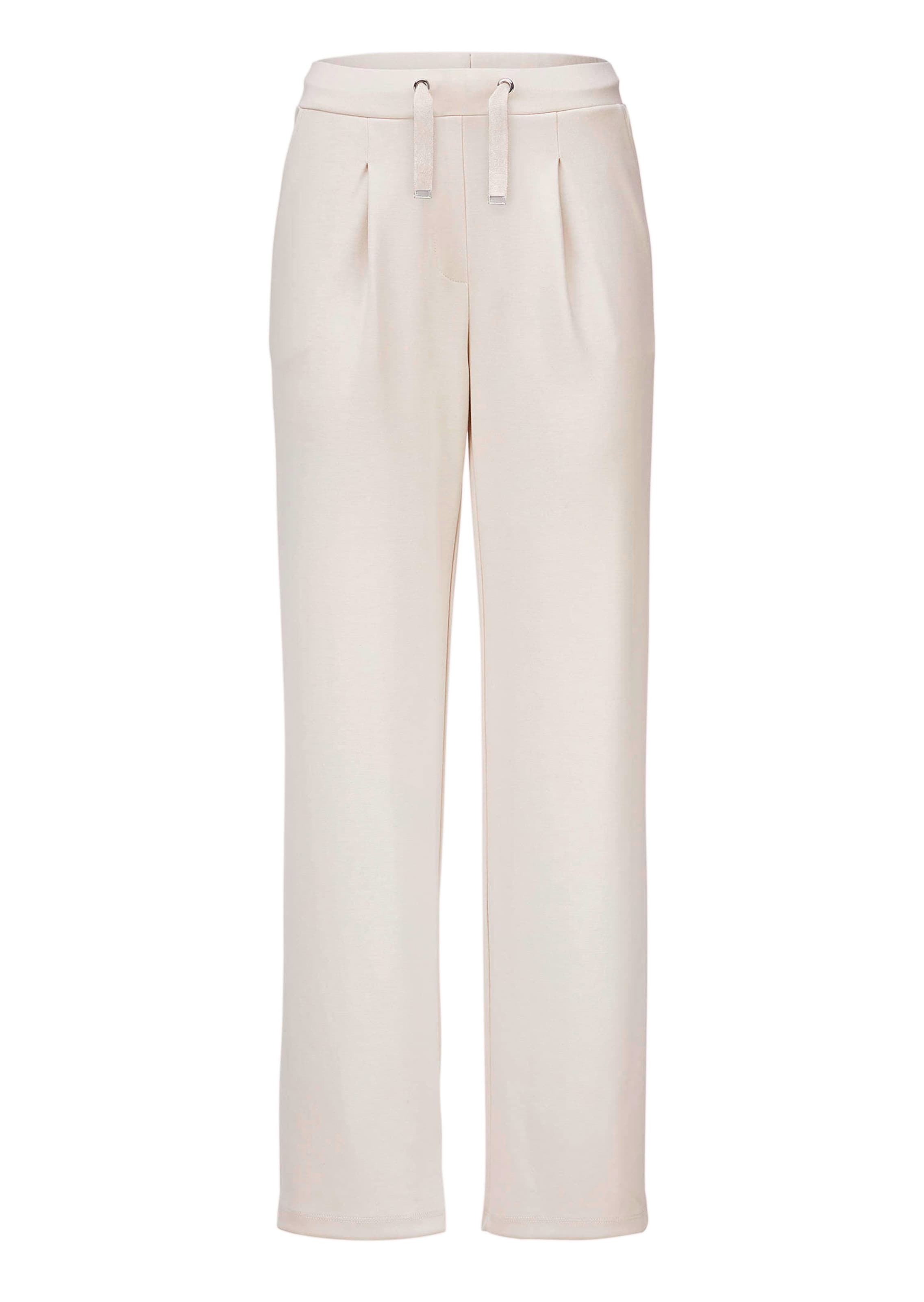 Vrijetijdsbroek van dichte viscose-jersey