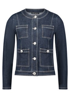 Veste en jean féminine, sans col thumbnail 6