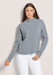 Kurzer Stehkragen-Pullover mit Good Cashmere thumbnail 2