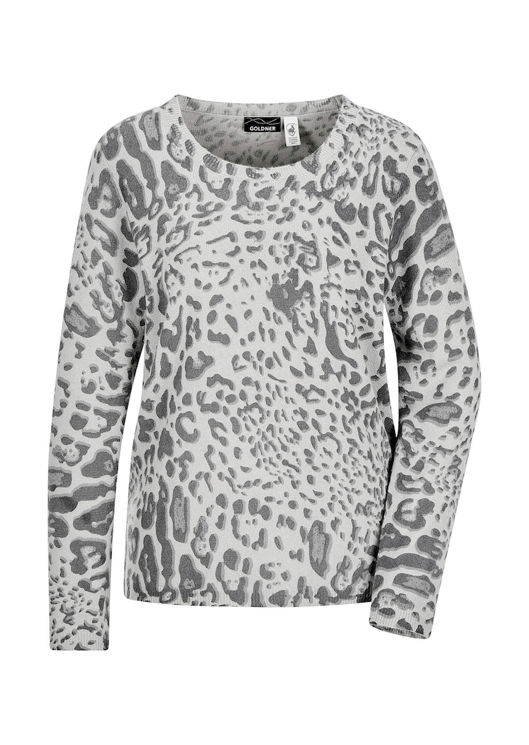 Kaschmir-Druckpullover
