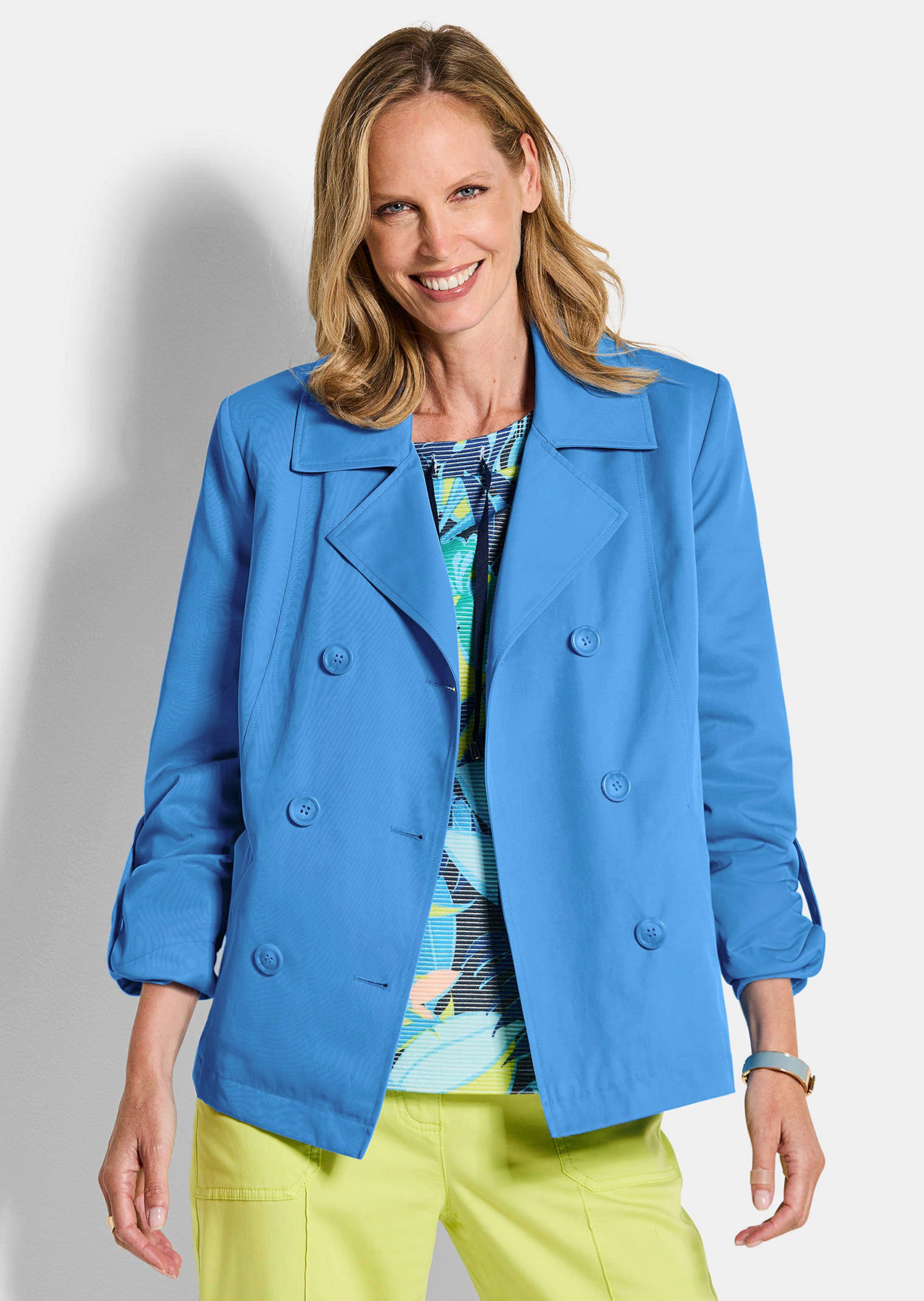 Trenchjacke mit Baumwolle