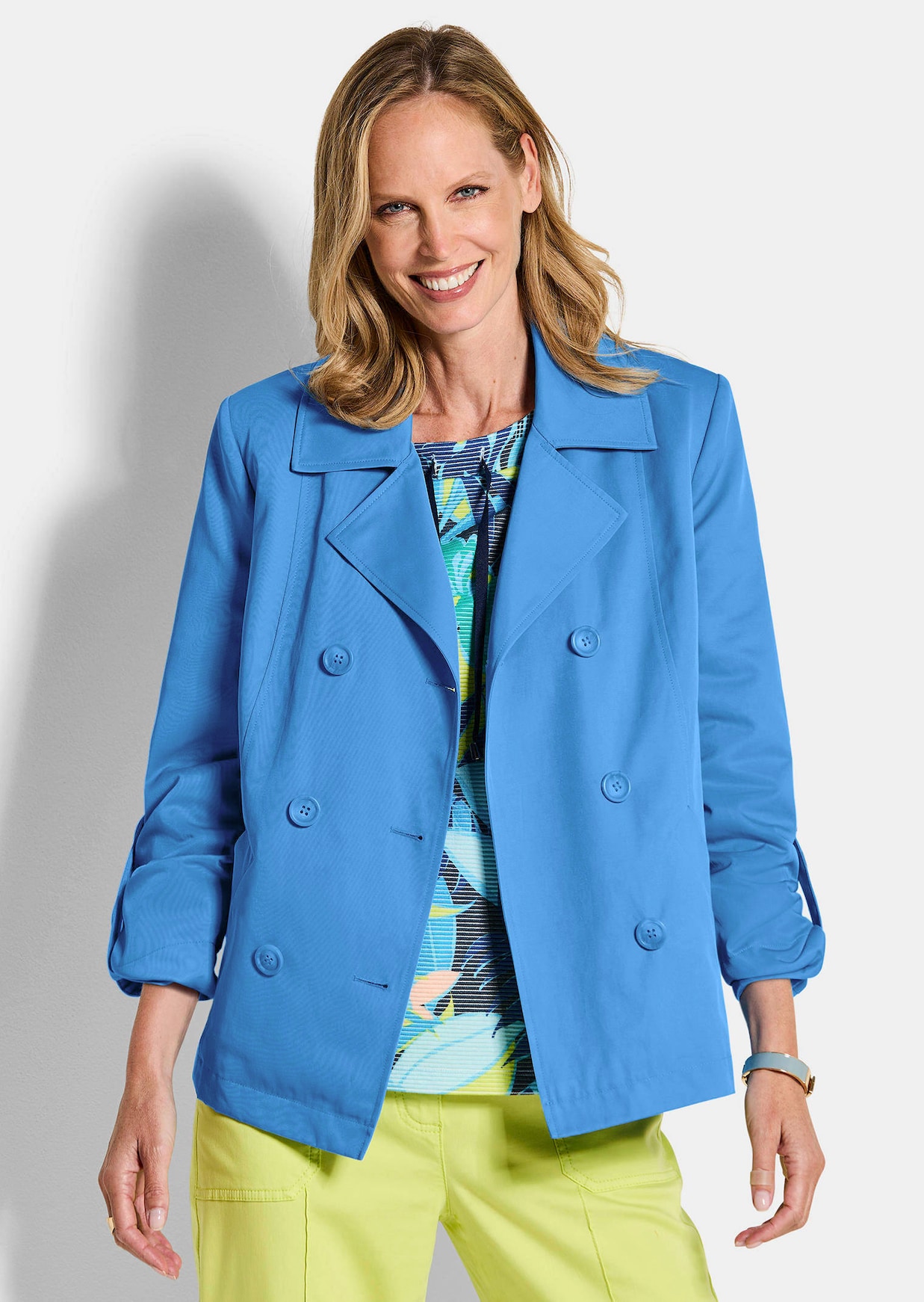 Trenchcoat met katoen