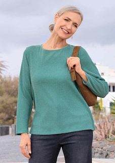 T-shirt en jersey élégant, façon crêpe thumbnail 7