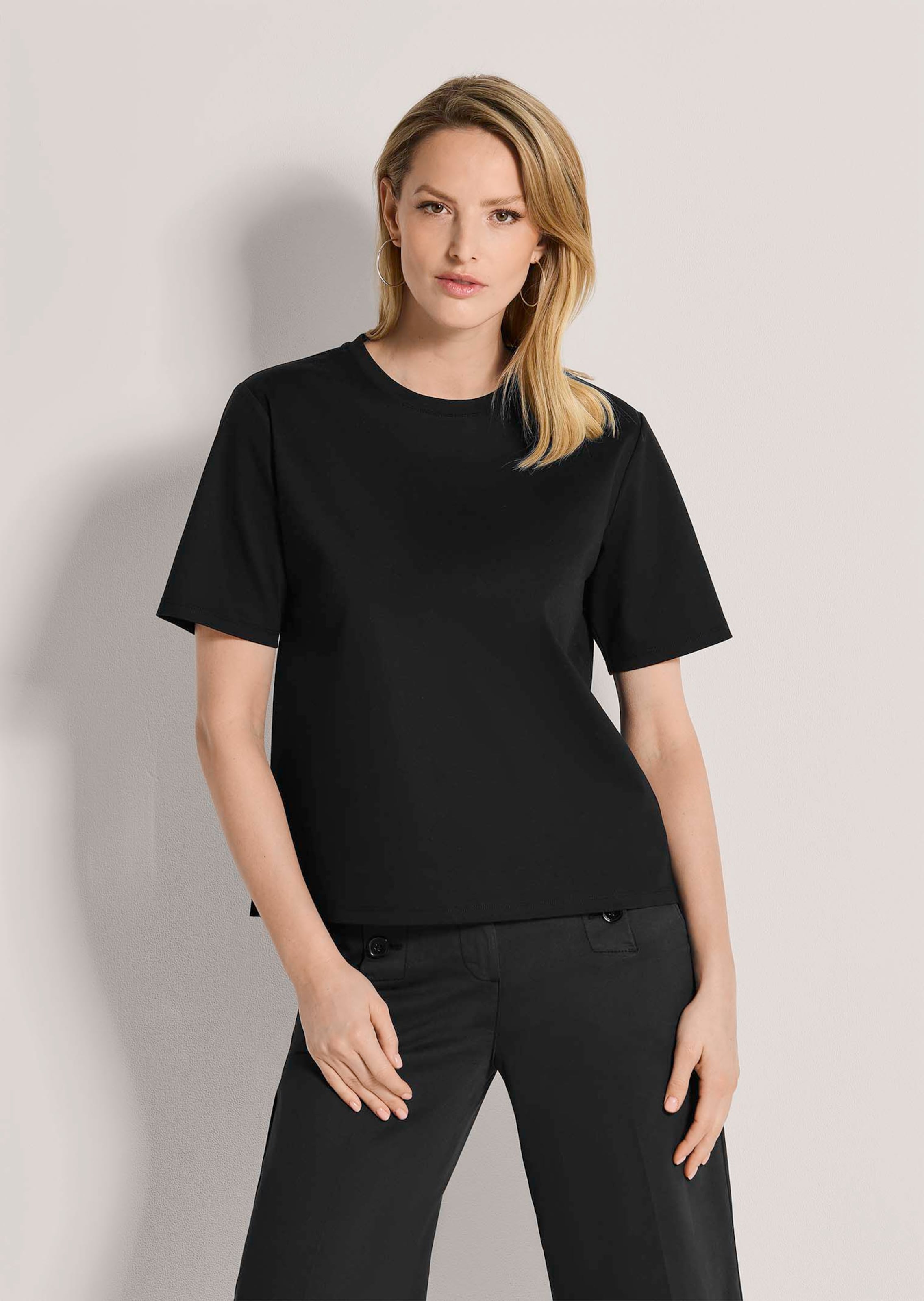 Baumwollshirt im Komfort-Fit