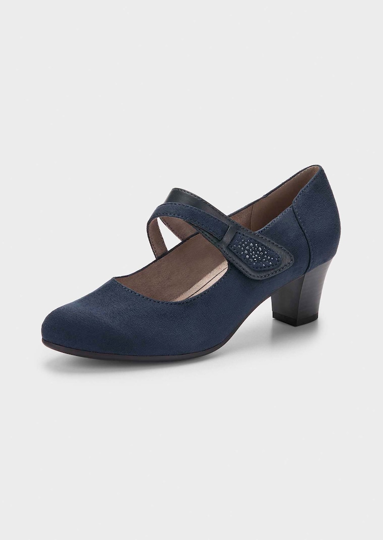 Pumps mit Klettverschluss