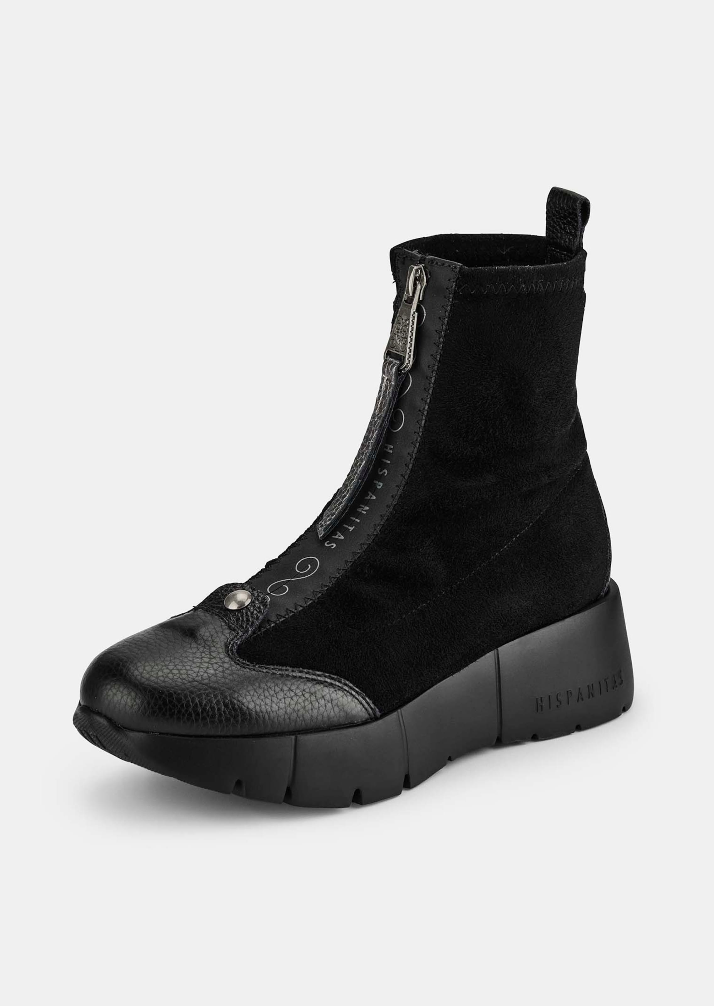 Boots in Veloursleder-Optik