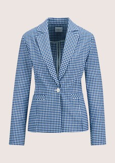 Blazer in feinem Vichy-Karo thumbnail 7