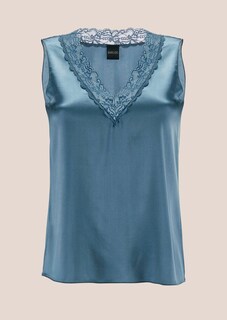 Lingerie-Top aus Seidenstretch thumbnail 7