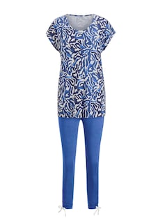 Freizeitanzug mit Raffung am Bein thumbnail 4