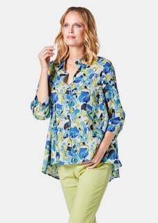 Moderne Druckbluse in legerer Form thumbnail 1