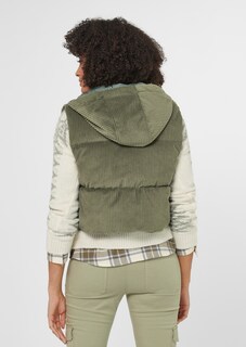 Corduroy waistcoat with hood thumbnail 4