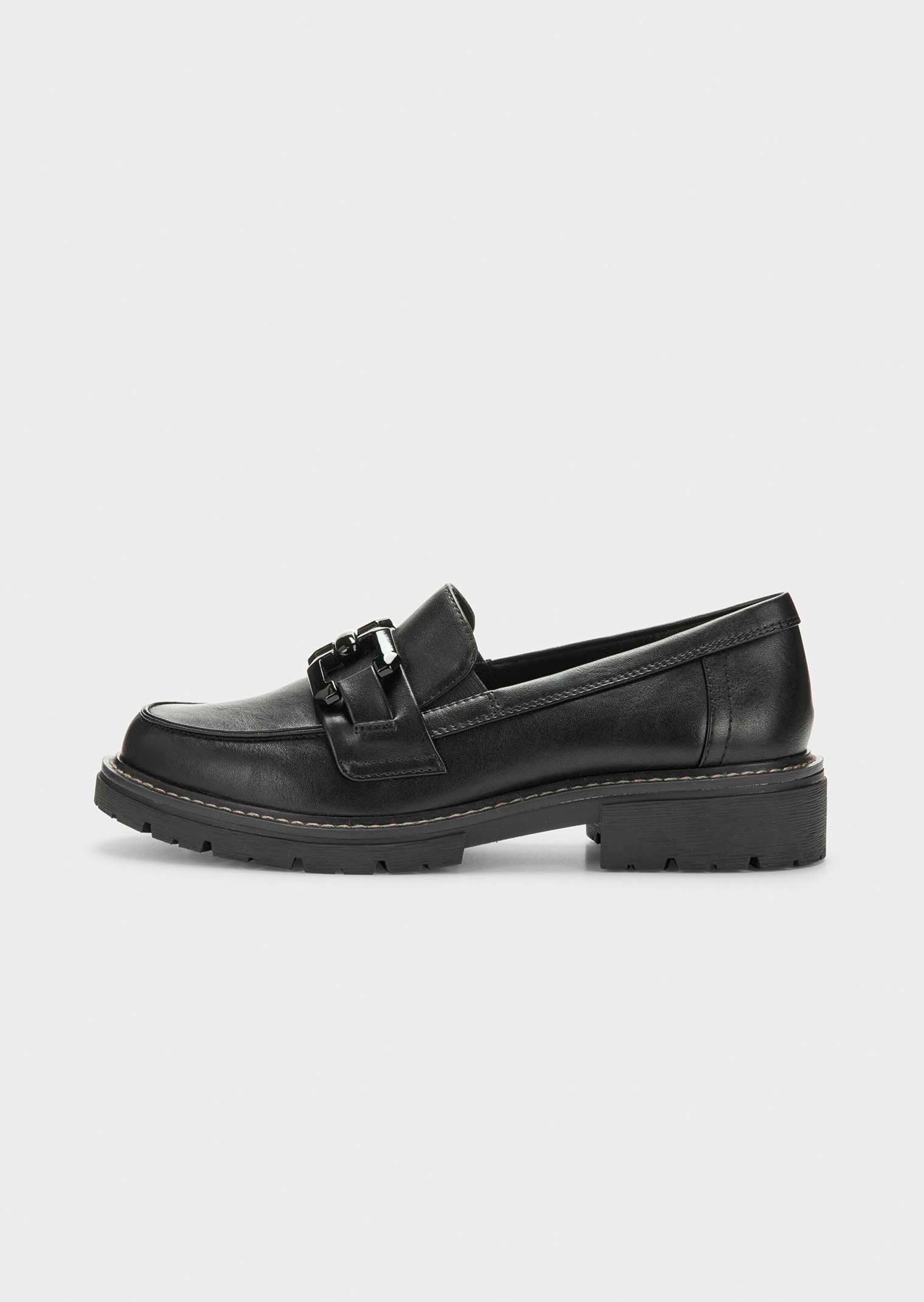Slipper in Lackleder-Optik