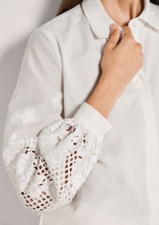 Chemisier en broderie anglaise à manches longues thumbnail 6