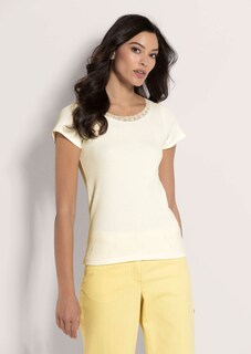 Halbarm-Shirt mit Spitze thumbnail 2
