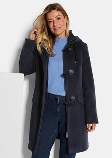 Duffelse coat met capuchon thumbnail 4