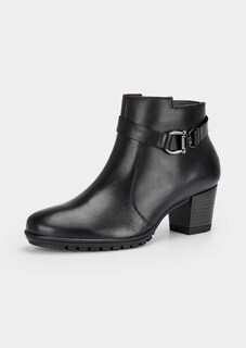 Stiefeletten aus Glattleder mit Zierelement thumbnail 1
