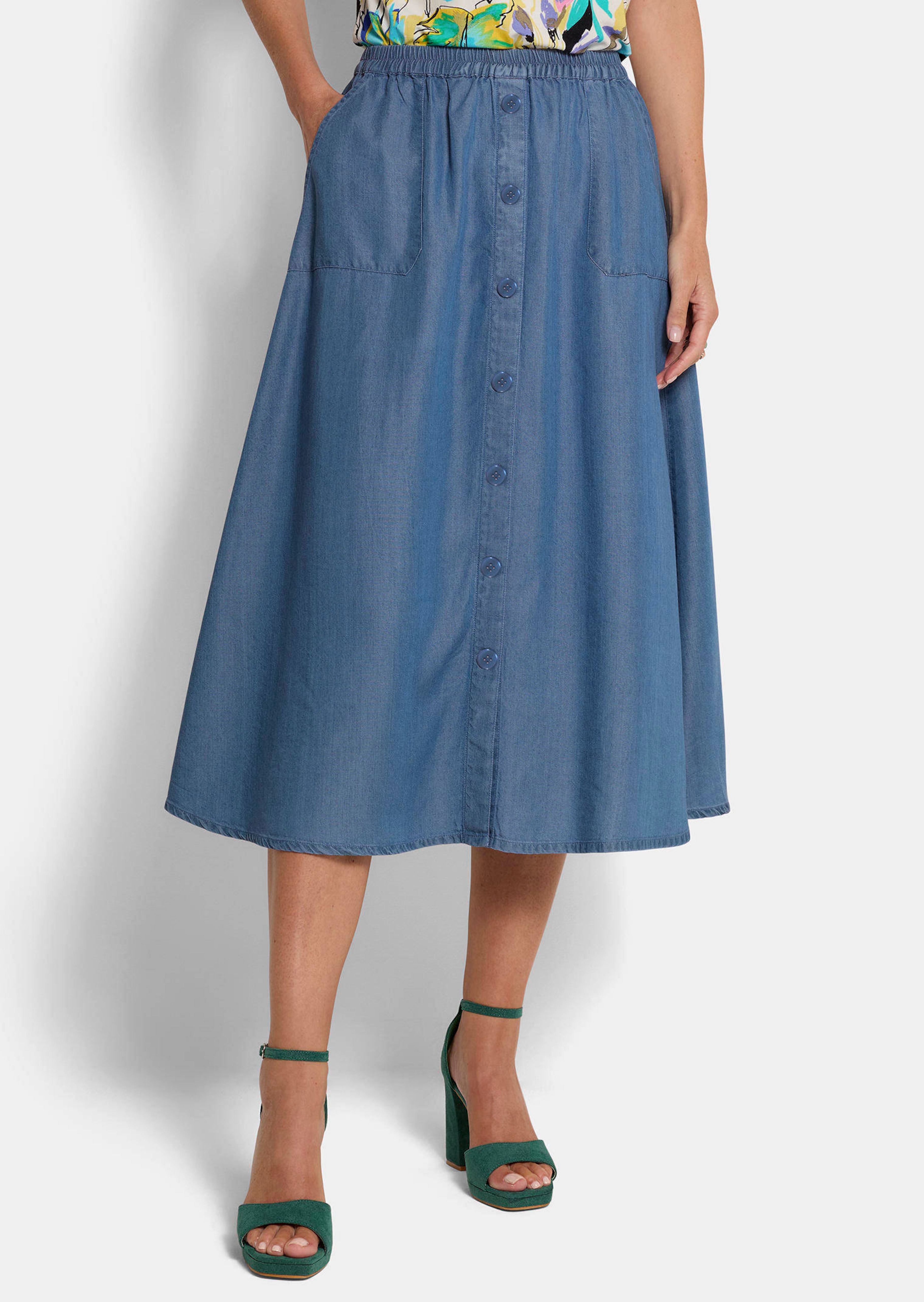Kevyt taskullinen Tencel-hame