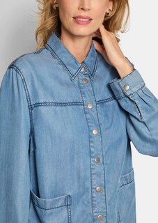 Hemdjacke im Denim-Look thumbnail 5