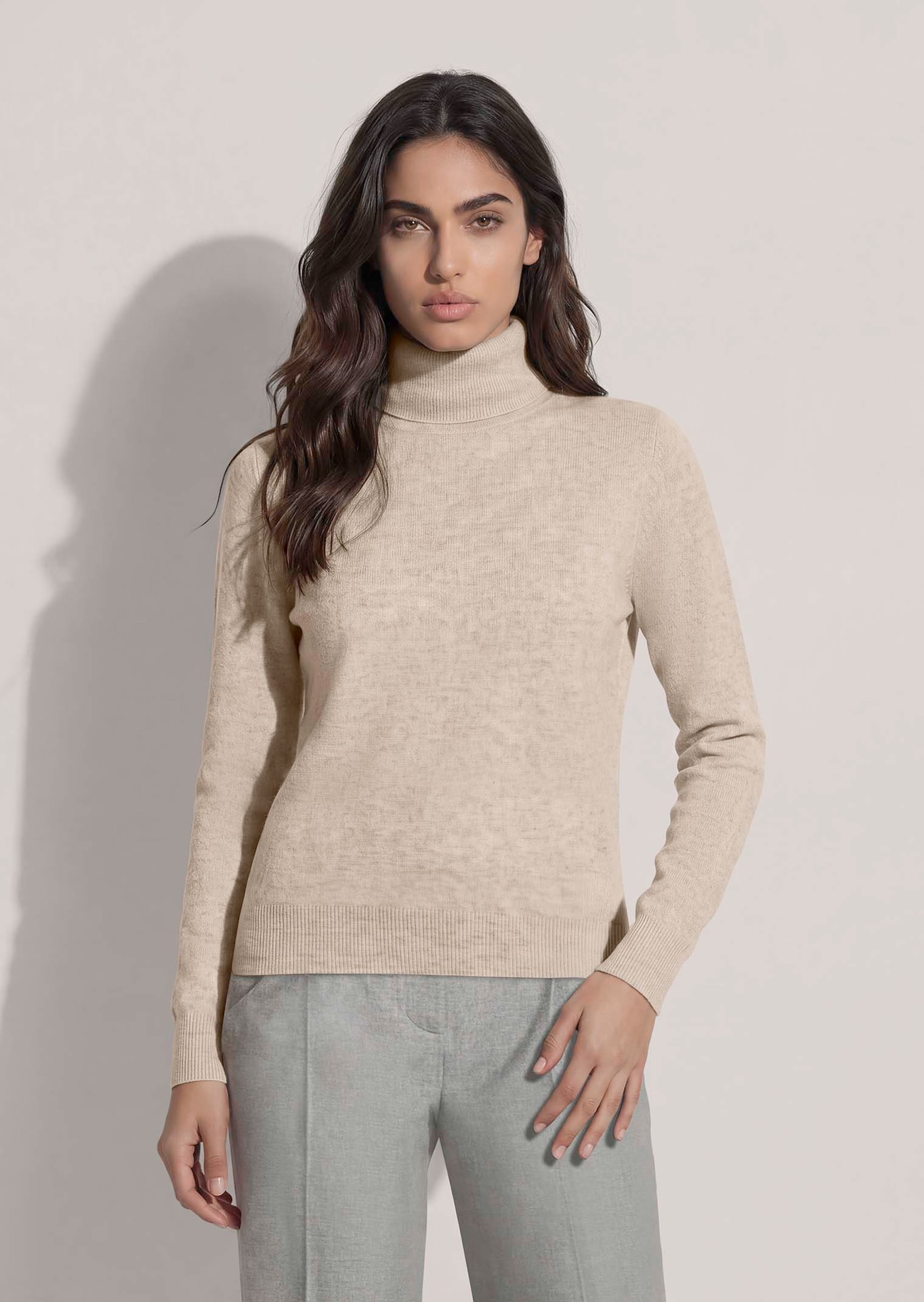 Pullover aus Kaschmir mit Rollkragen