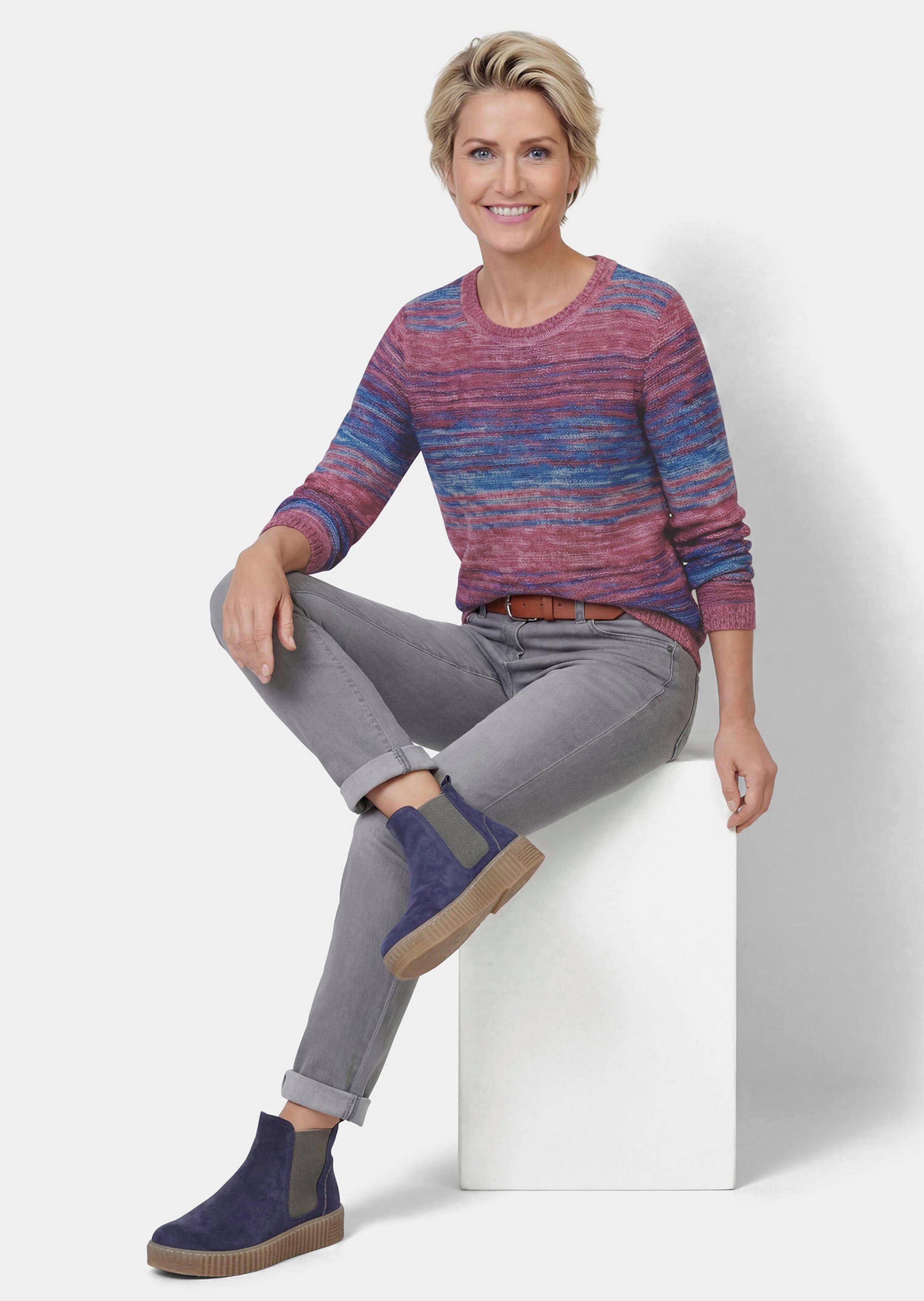 Multicolor-Pullover mit erfrischendem Farbverlauf thumbnail 4