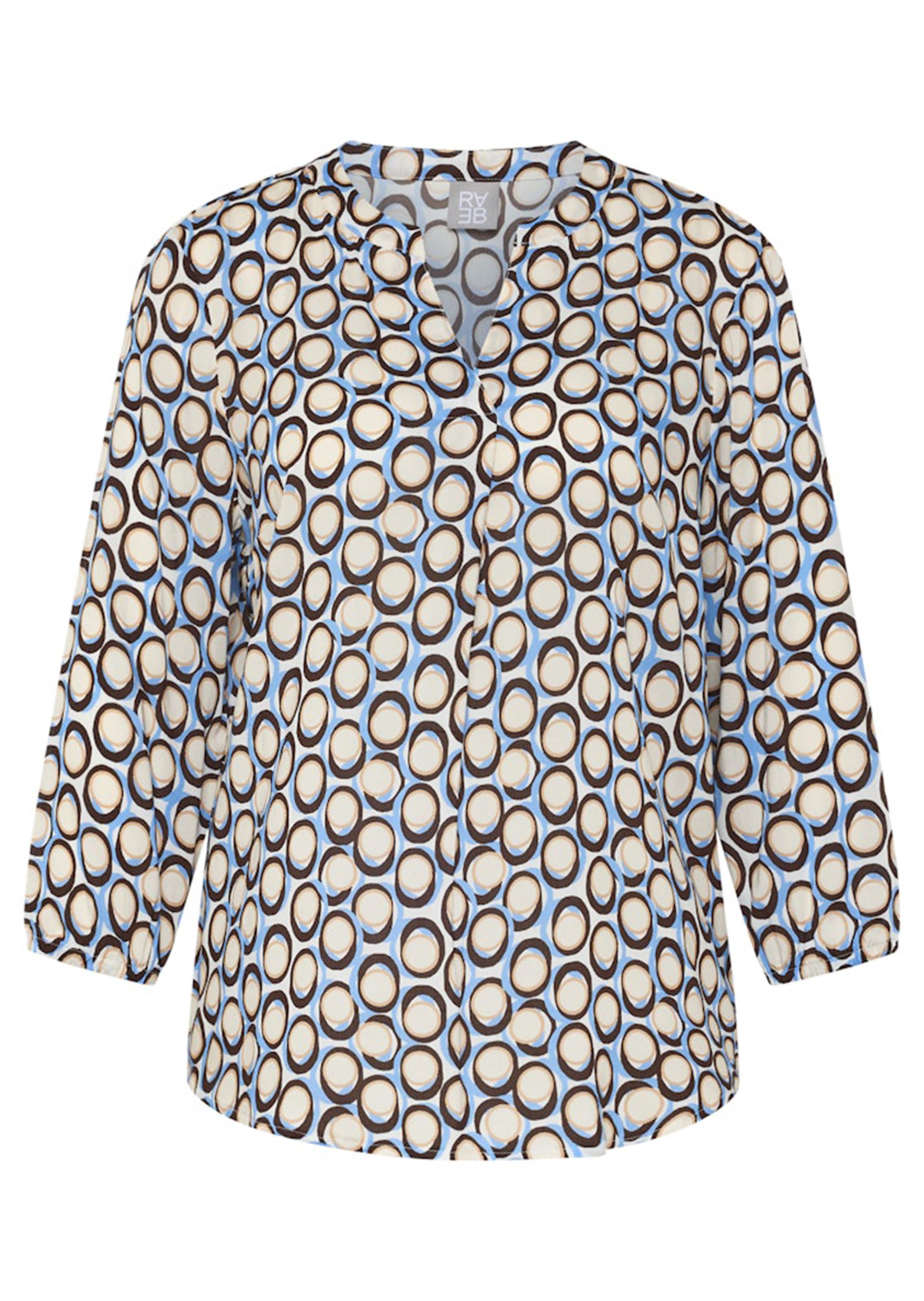 Tuniek van pure viscose met grafische print