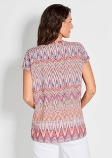 Casual blouse met print thumbnail 3